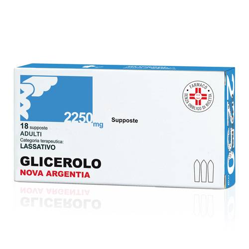 GLICEROLO*AD 18SUPP 2250MG