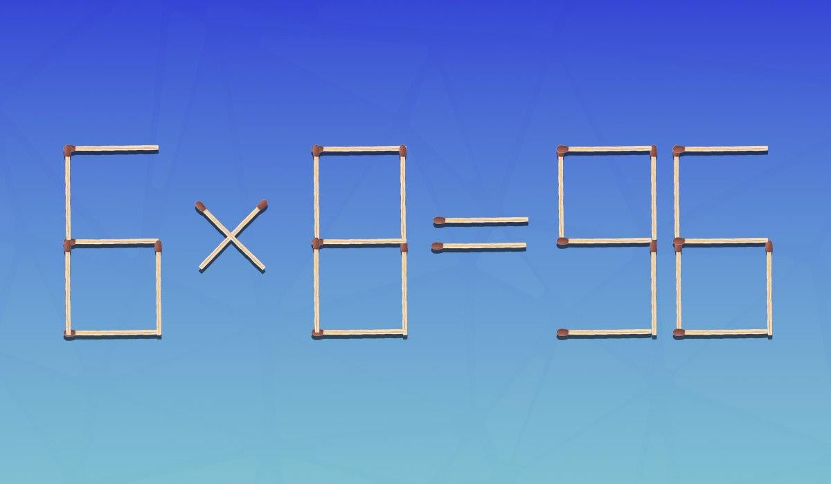 Test rapido del QI: devi rimuovere due fiammiferi per rendere corretta l'uglianza