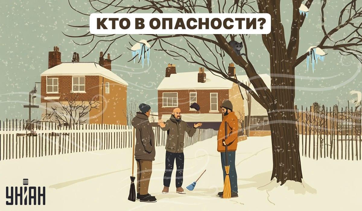 È necessario capire rapidamente qe degli inservienti è in pericolo / collage Moje