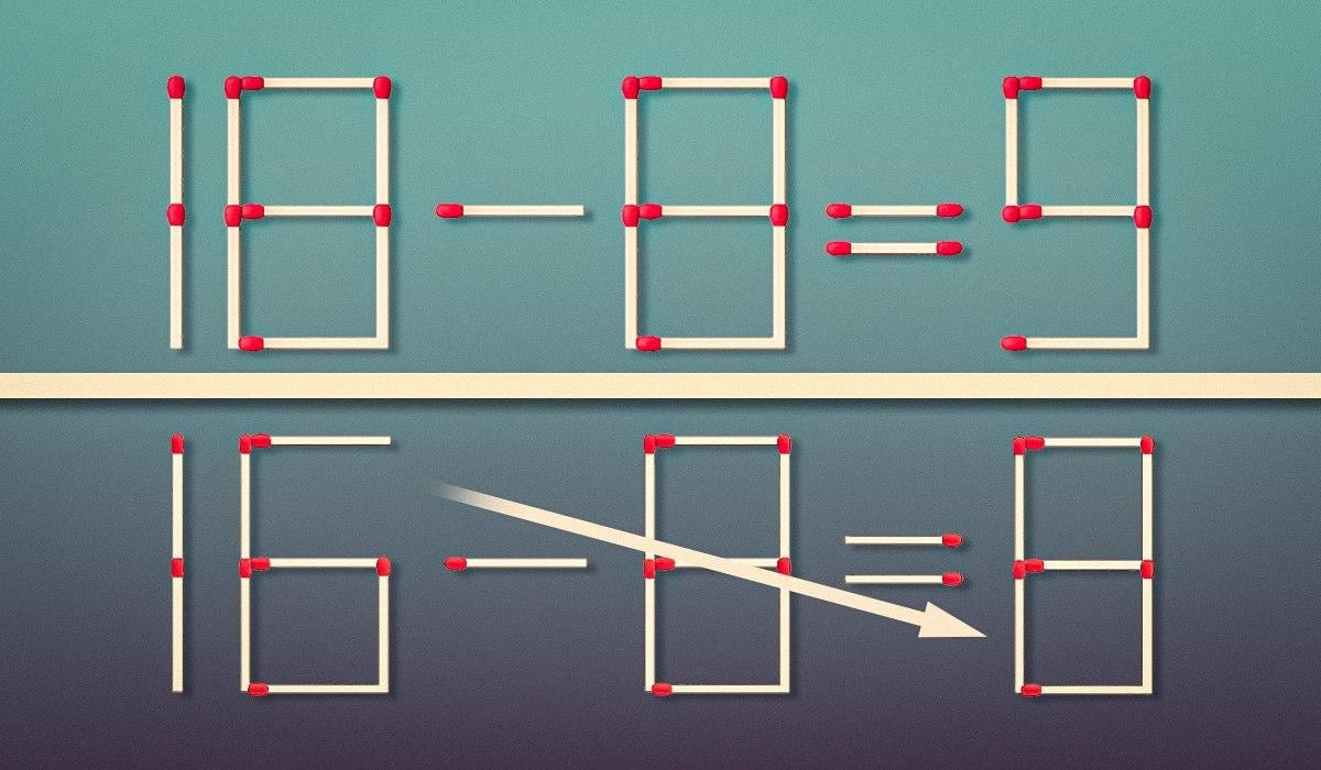 Un problema per i veri geni: è necessario trascinare un solo fiammifero