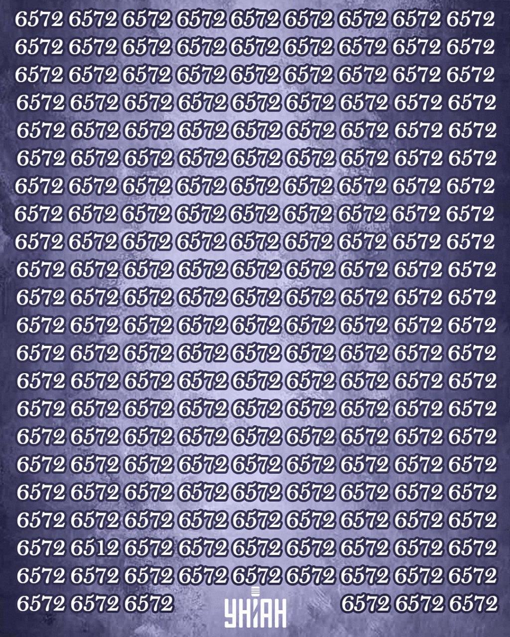 Solo l'1% delle persone con un alto quoziente intellettivo riesce a trovare il numero 6512 in 12 secondi: un rompicapo super difficile